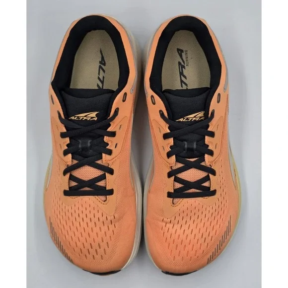 Altra Men's 10.5 Via Orange Lace Up Low Top Running Shoes Sneakers ALOA82BW013